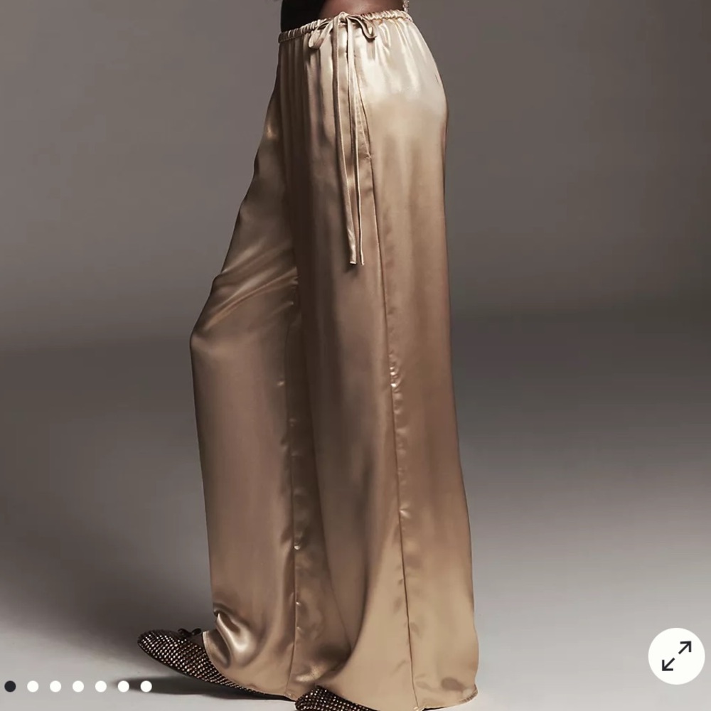 Maeve Liquid Shine Party Pull-On Pants from Anthropologie. NWT.